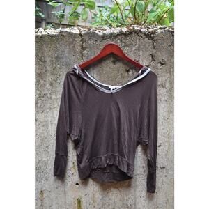 Splendid Brown Lightweight Hoodie Pullover – Women’s Size Small